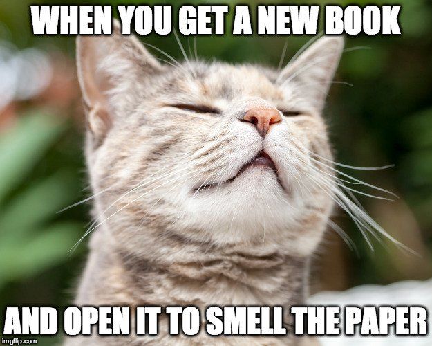 Click for detailed information on "the smell of a new book" 
